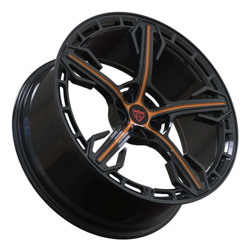 1 PIECE FORGED BLUE AND BRUSH WHEELS SERIES: RV-MA62 - RVRN WHEELS